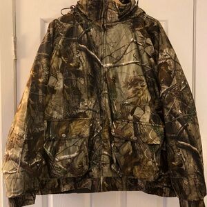 Men’s Woolrich 2XL 50-52 Camouflage Camo Realtree Coat Jacket Hunting Outdoors
